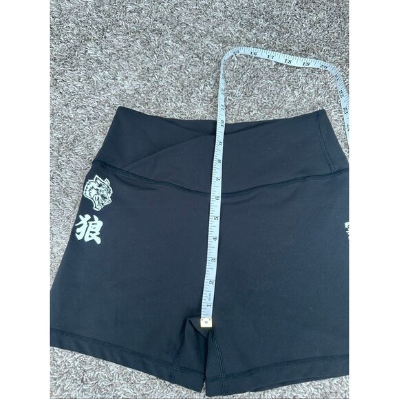 Darc Sport SHE Loyalty Pearl Energy Shorts Cross Over Waistband Black Gym S - Picture 7 of 11